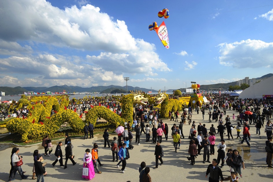 가고파 국화축제 3일간 55만여 명의 관광객 다녀가!