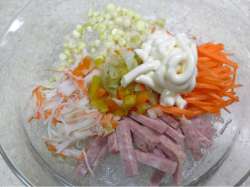 자투리재료라도 맛있어~,무쌈말이와 천사채샐러드