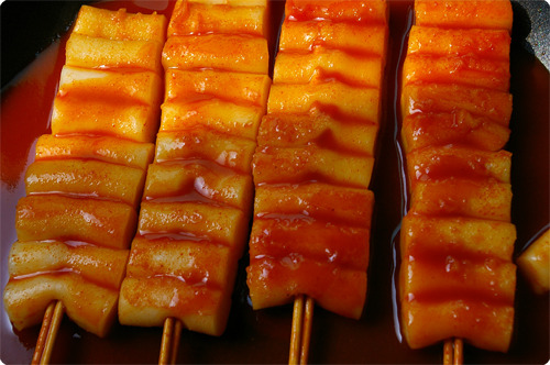 꼬치떡볶이 이미지