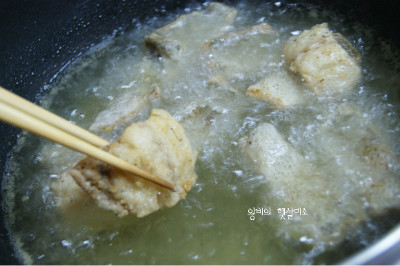 제철 맞은 민어로 양념 조림 만들었어요