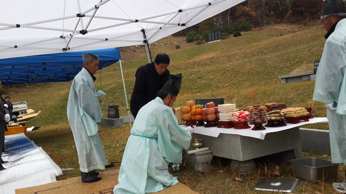 동래정씨 참의공파 강화 종사랑 시향(11월8일)