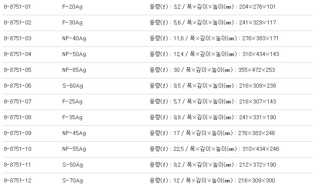 AIRTIGHT CASES PP(K·BOX),밀폐용기(K·BOX)(은이온시리즈) 