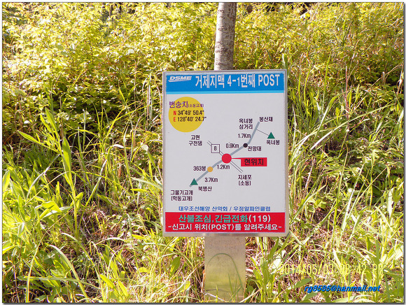 거제지맥1구간(명사-망산-저구치-가라,노자산-학동고개-북병산-소동고개)