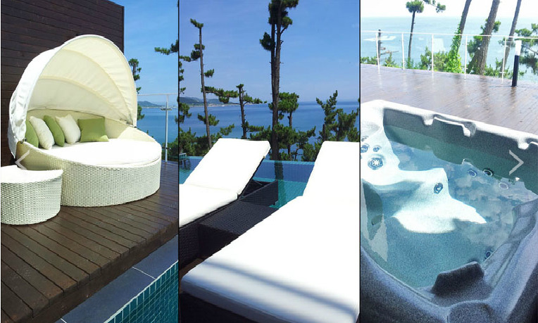 포항 최고 감각적인 인테리어의 네이쳐 풀빌라(NATURE POOLVILLA)