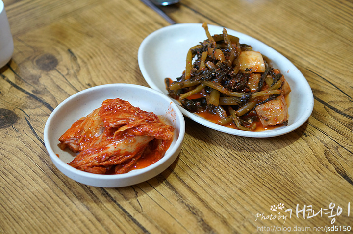 [울진덕구온천맛집] 두툼한 파전과 모두부 ~ 옹심이칼국수
