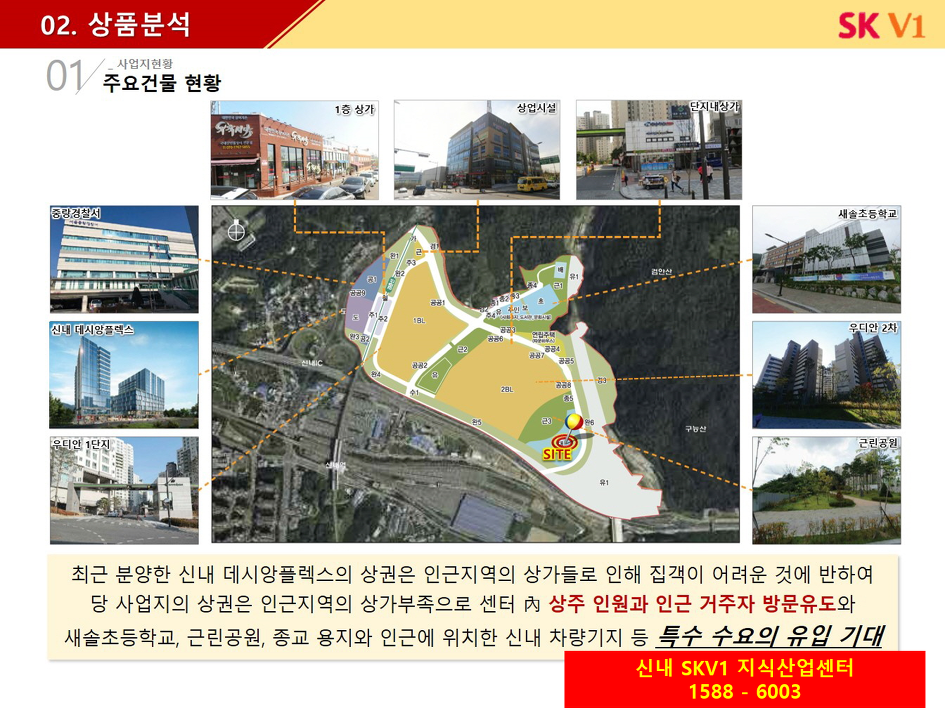 신내 SKV1 지식산업센터 입지환경 분석