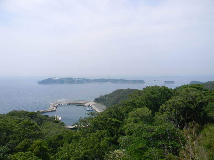 대마도 북쪽 끝에 자리한 본토바라기, 한국전망대 (대한해협, 해율도)