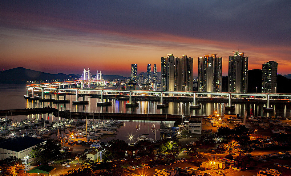 해운대 야경