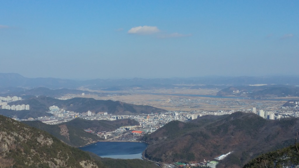 눈온후 금오산 산행