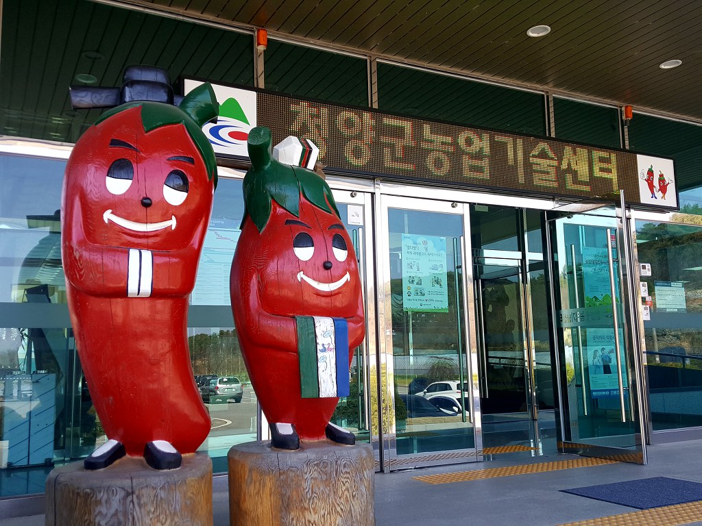 청양군 농특산물 구기자를 넣어 반죽한 청양읍 맛집 구기자호떡 여행 농촌관광