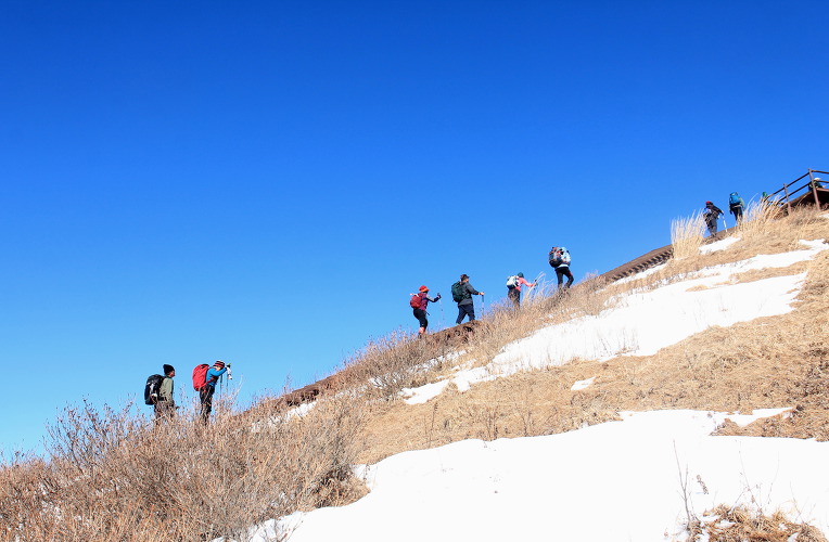 * 지리산 바래봉 눈꽃 산행기 