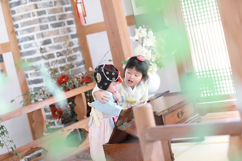 네째 시은이 돌사진 