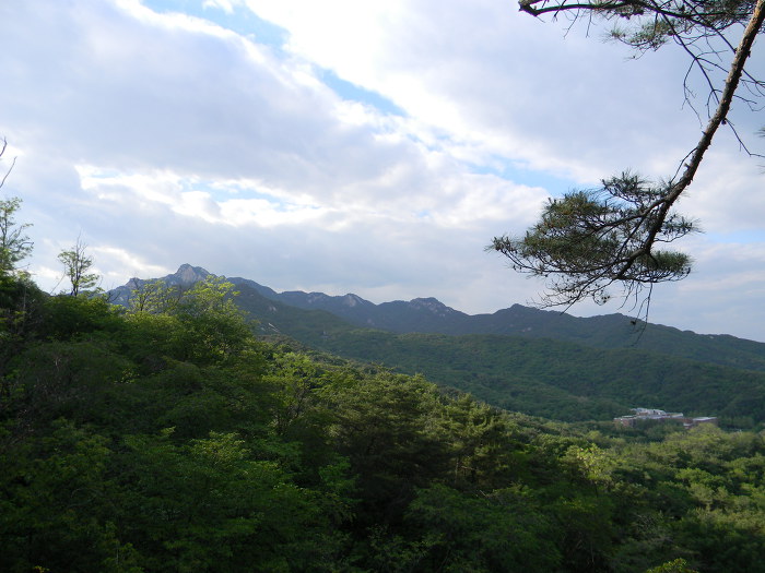 정법사 뒷통수에서 접근한 북악산길 (산사길, 숲속다리, 다모정~정릉 뒷쪽 구간, 북악스카이웨이)