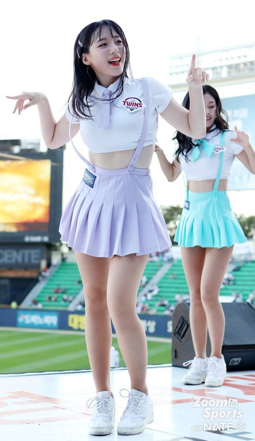 LG 치어리더 하지원,정다혜