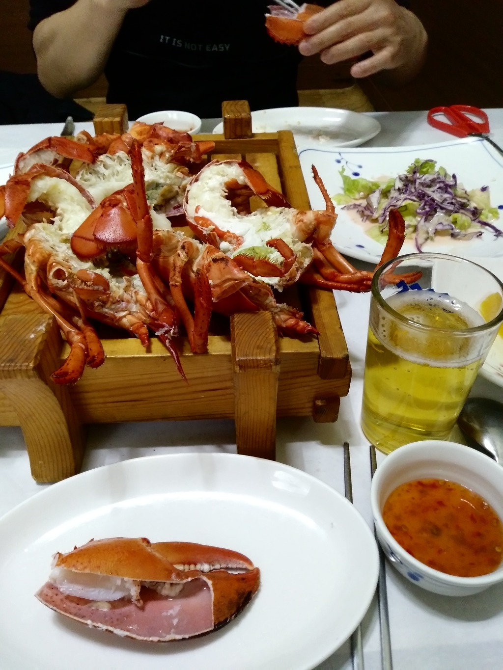 목포 그린수산 랍스터 맛있게 먹었지요