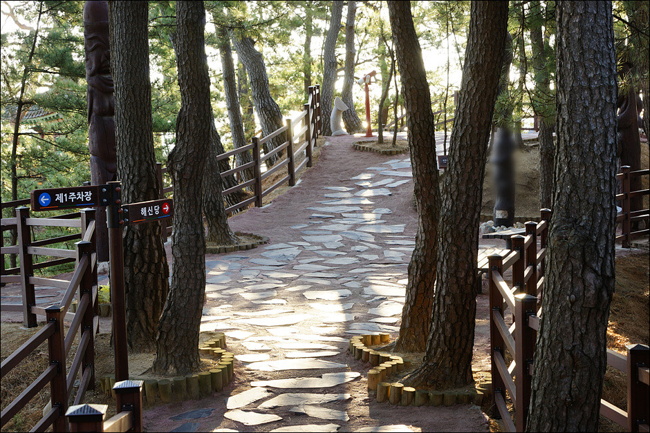 삼척 해신당공원 일출과 공원모습