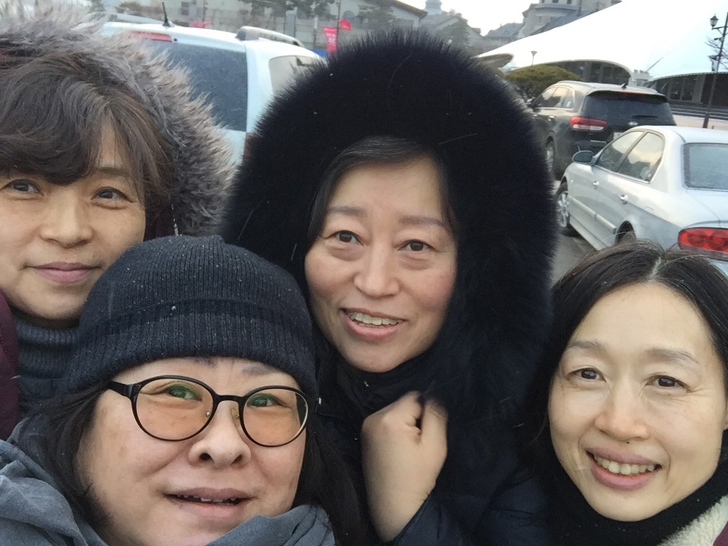 후배들과 겨울 여행—평창
